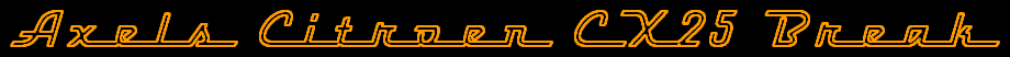 Axels Citro&euml;n CX 25 TRI Break