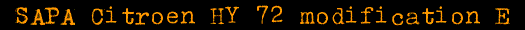 SAPA Citro&euml;n HY 72 modification E